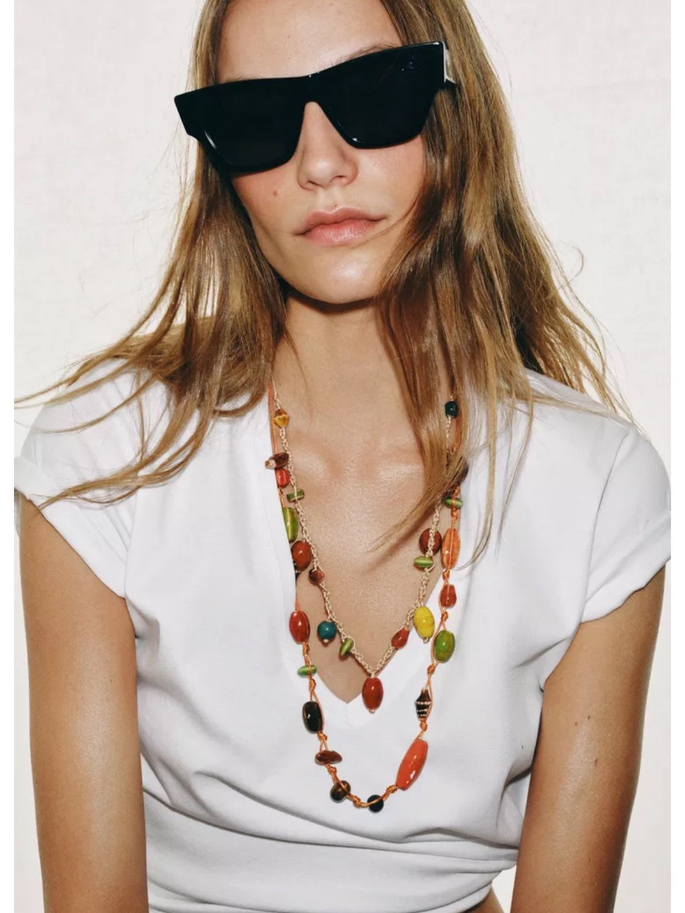 Colorful Multi-Bead Necklace